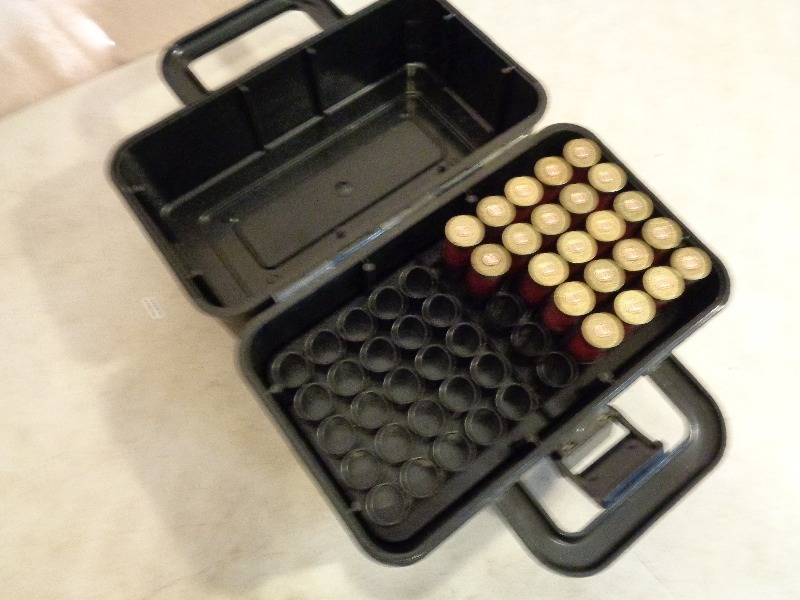 lot 86 image: Shotgun Ammo Box with Shells