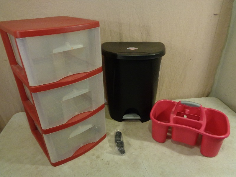 lot 97 image: 3 Drawer Organizer and More