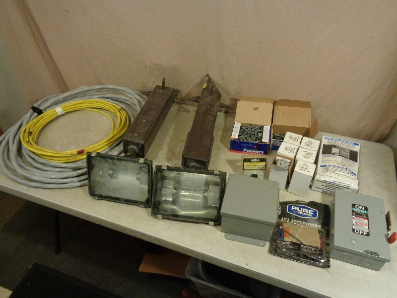 lot 100 image: Electrical Wire and Supplies