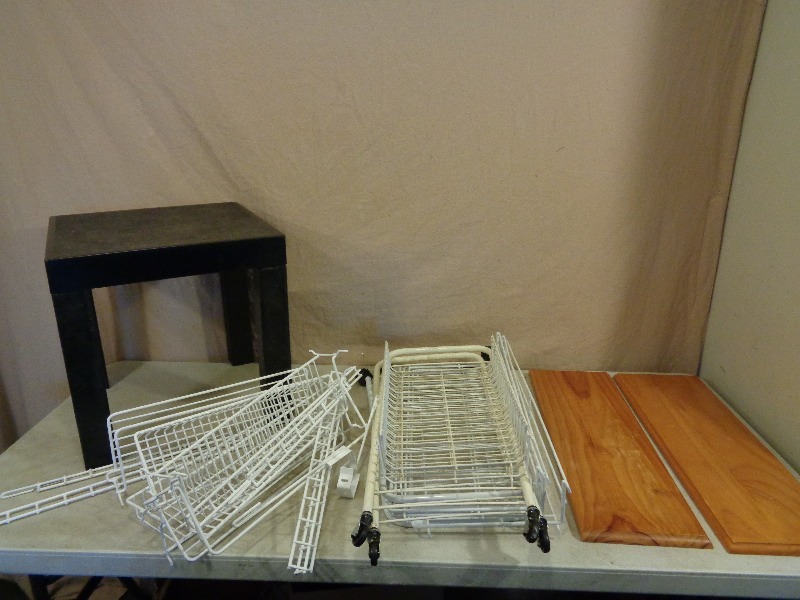 lot 198 image: Table and Shelves