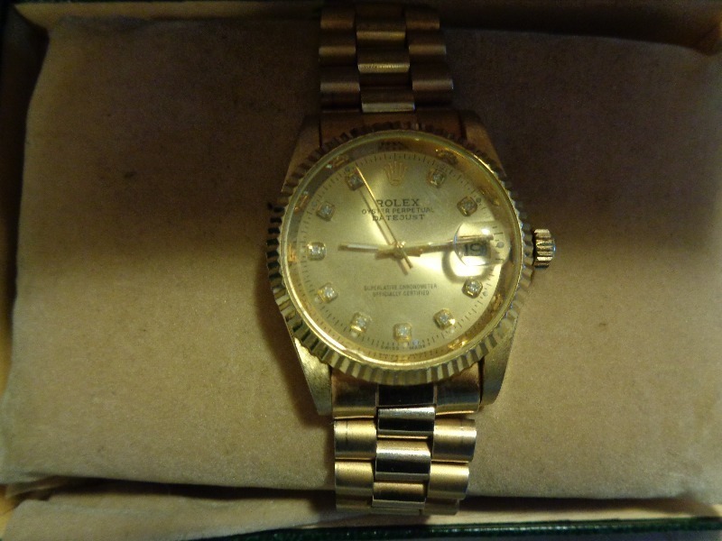 lot 1 image: Watch Marked Rolex