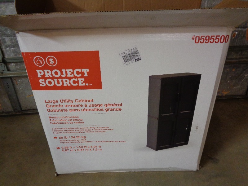 lot 14 image: New Large Utility Cabinet