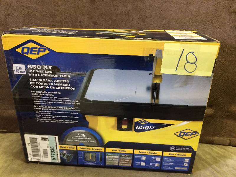 Qep 7 Wet Tile Cutter Used Tested works