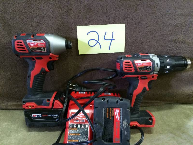 Milwaukee M18  Drill and Impact Driver Set