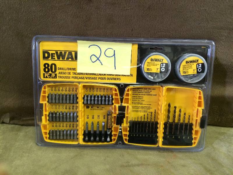 Dewalt DrillDrive Bit 80 Pc Set New