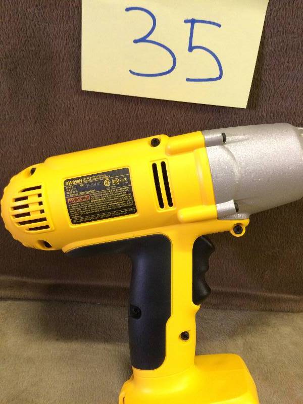 DEWALT Bare-Tool DW059HB 12-Inch 18-Volt Cordless Impact Wrench with Hog Ring Anvil (Tool Only, No Battery) New