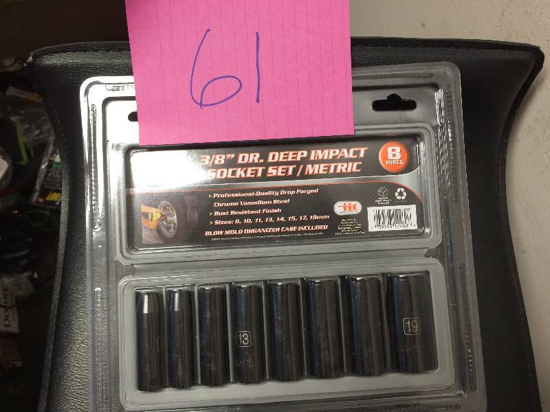 itt 38 dr deep impact socket setmetric New
