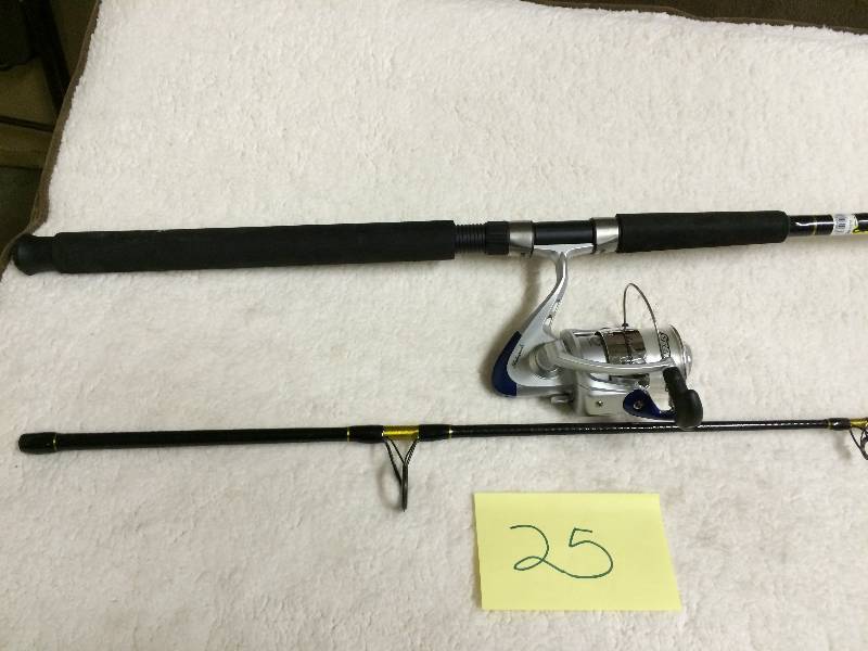 South Bend Black Beauty 2 Heavy Spin Rod 2 PC