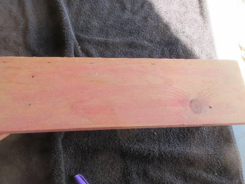 WOODEN HEART SHELF