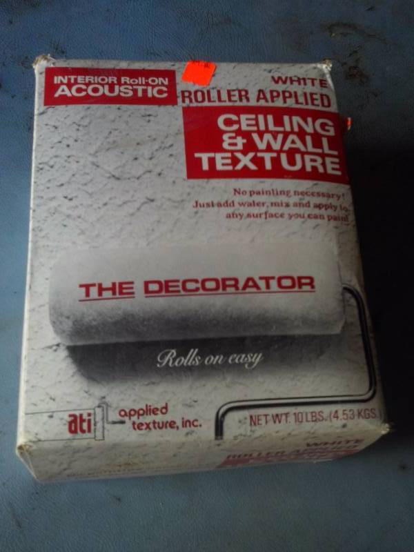 full box of ceiling and wall texture