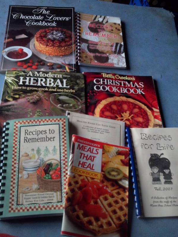8 recipe books