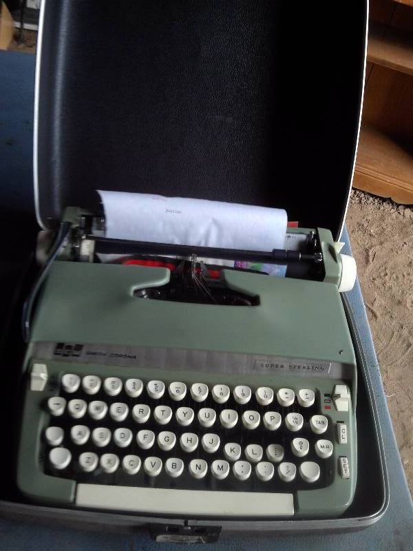 vintage super sterling type writer