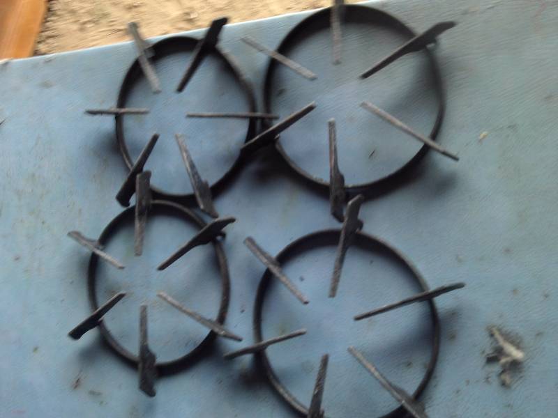4 cast iron stove gaurds