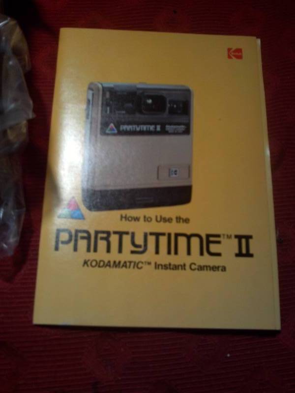 collectible party time instant camera