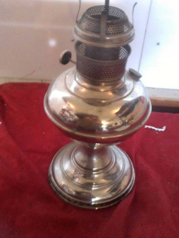 vintage bottom to an oil lamp
