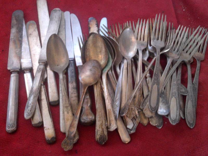 vintage silverware