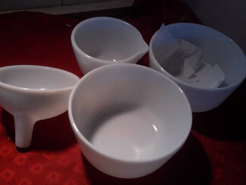 milk glass hamilton beach bowls
