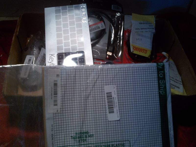 audio cable , gtaph paper,key board cover