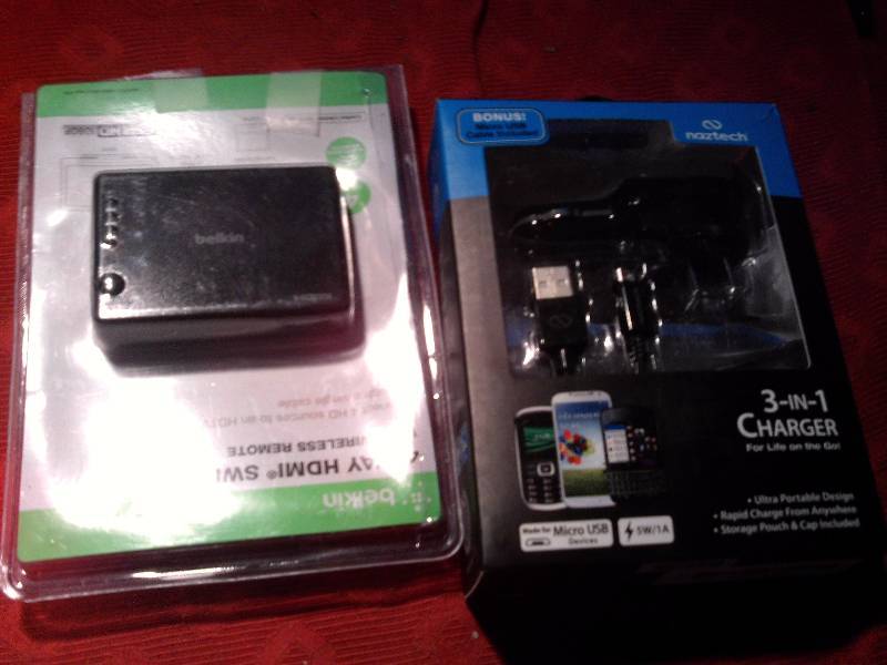 4 way hdmi switch 3 in 1 charger