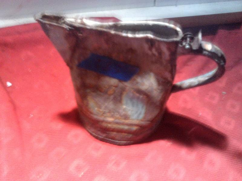 metal pitcher