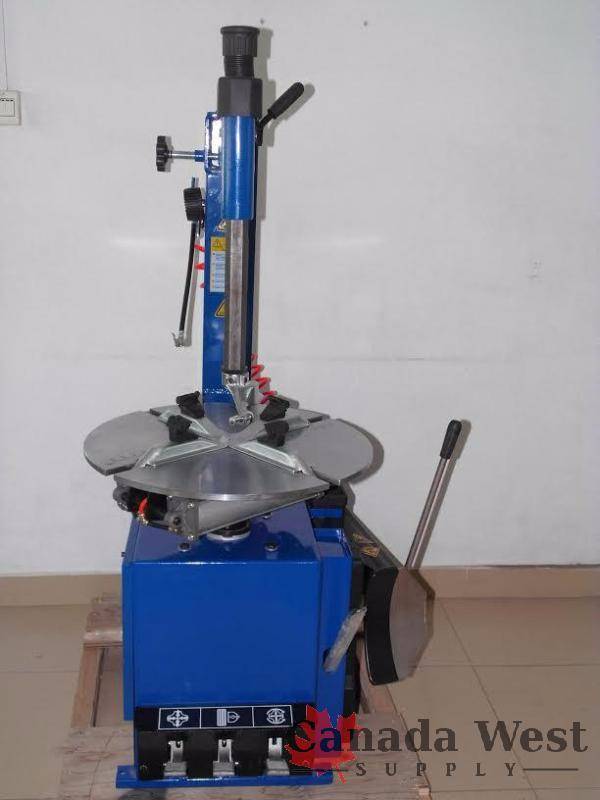 lot 6 image: NEW BLUE VIPER 110V TIRE CHANGING MACHINE WITH BEAD BREAKER