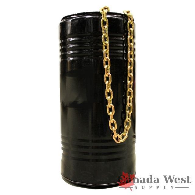 lot 22 image: NEW BARREL OF GRADE 70 (STAMPED) 38 YELLOW ZINC PLATED CHAIN