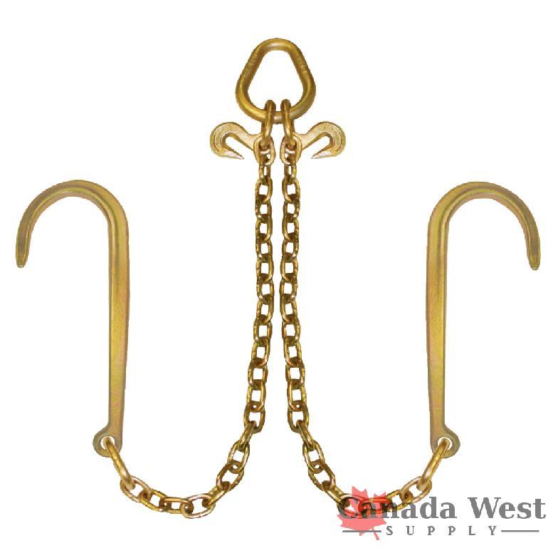 lot 47 image: NEW GR70 LOT OF 4 X  V HOOK 15 CHAIN HOOK