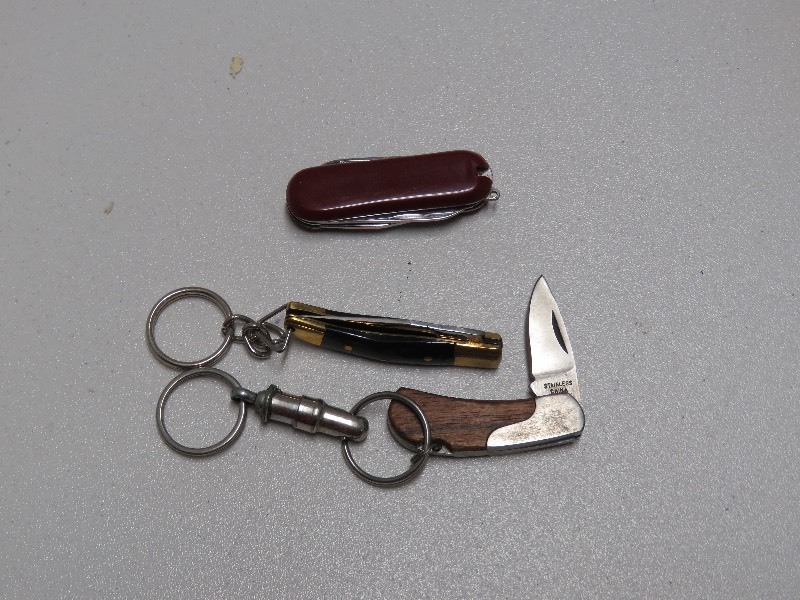 three small knives