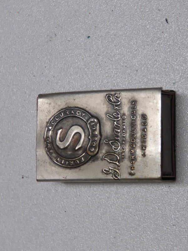 vintage matchbook holder