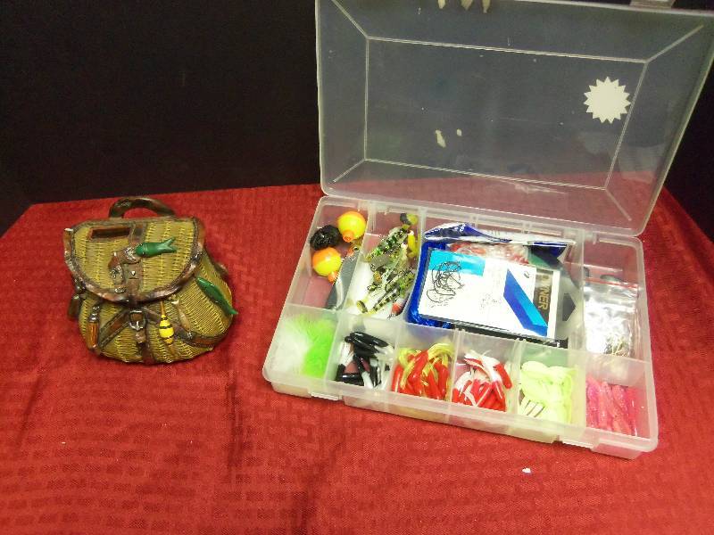 Fishing Tackle and Box