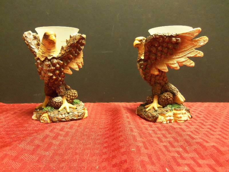 Eagle Candle Holders