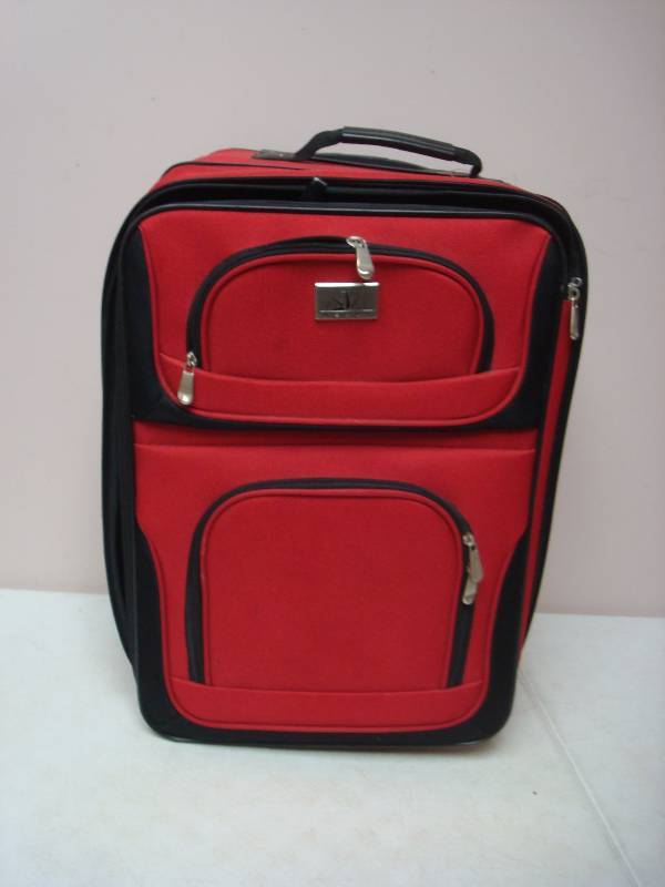 Red Rolling Suit Case Luggage...