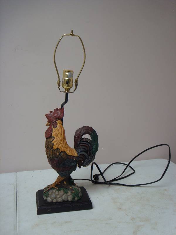 Chicken Statue Lamp, May Show&nbspSome Wear...