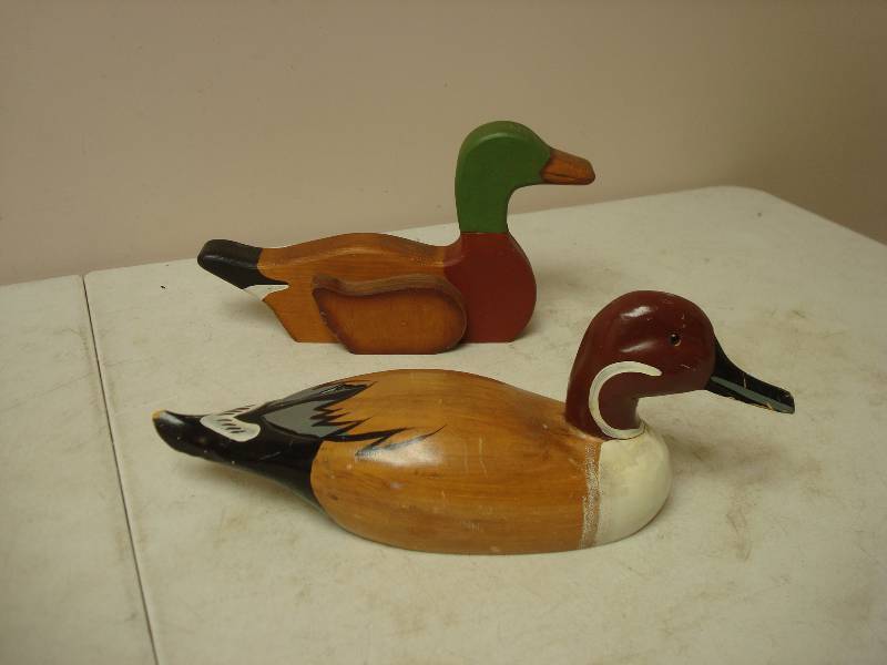 Pair Of Wood Ducks, Have Some Wear Marks On I...