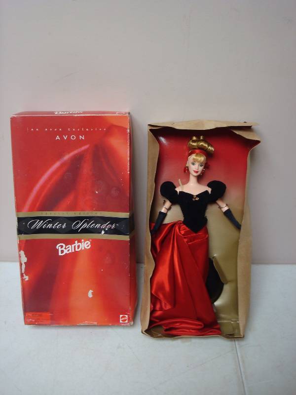Winter Splendor Barbie Doll, Lots Of Wear To ...