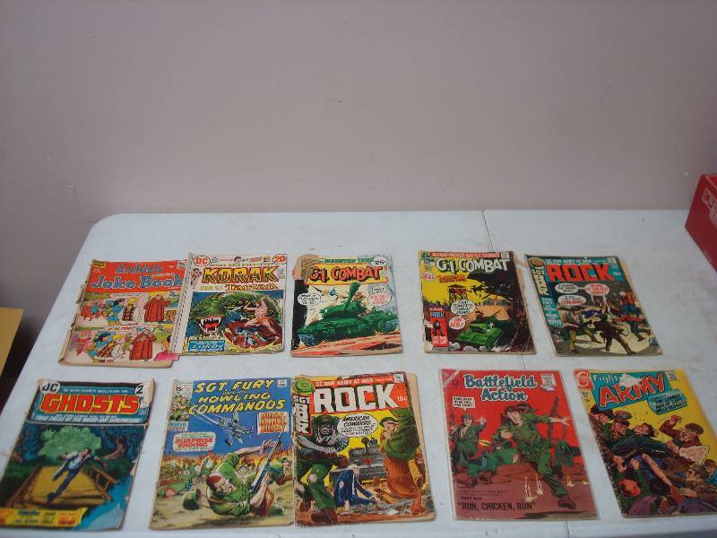 Lot Of Vintage Comic Books, Extreme Wear...