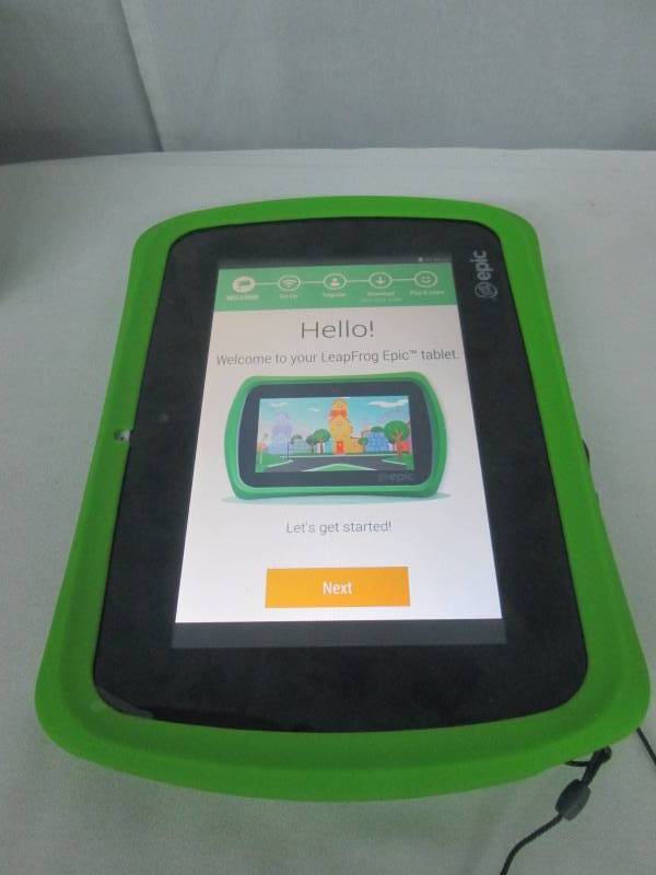 lot 10 image: LeapFrog Epic Kids Learning Tablet