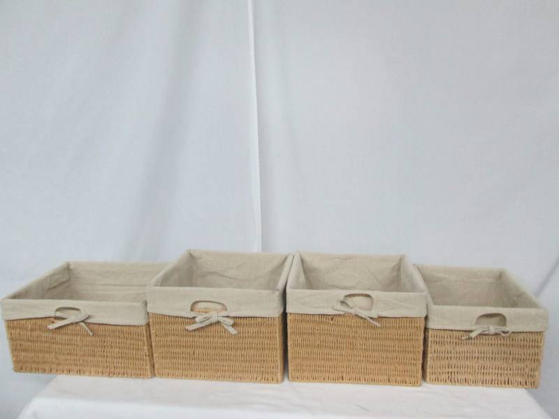 lot 27 image: 4 Wicker Baskets