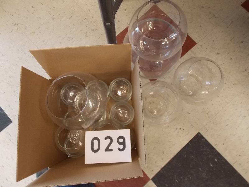 CLEAR ASSORTED BUBBLE BOWLS