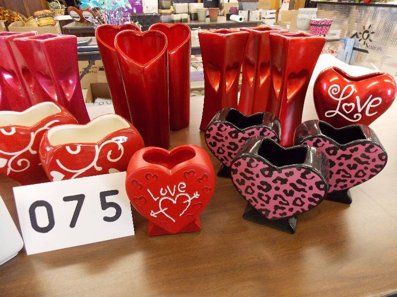 VALENTINE CONTAINERS, PLASTIC, GLASS AND CERAMIC