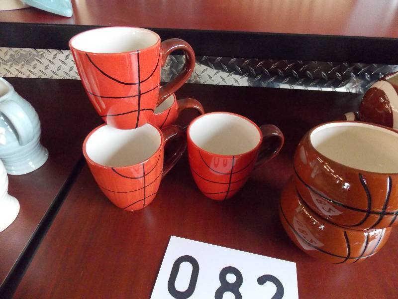 SPORTS MUGS INCLUDING BASKETBALL AND FOOTBALL