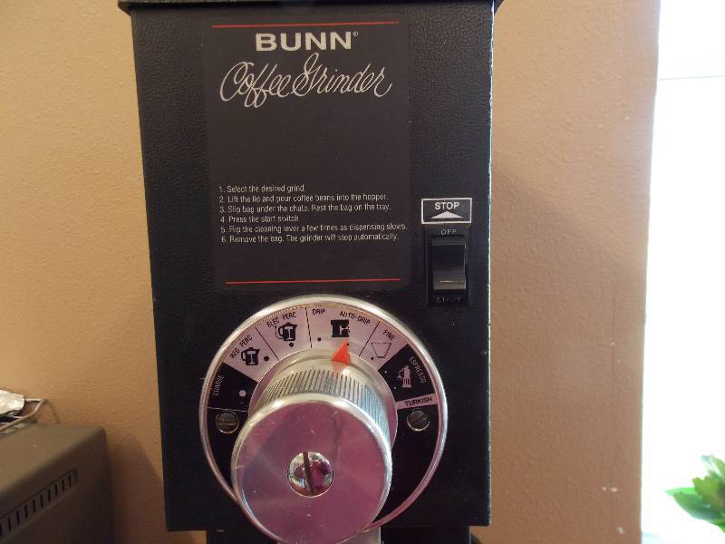 BUNN COFFEE GRINDER