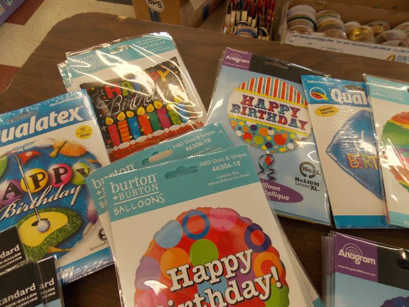 MYLAR HAPPY BIRTHDAY BALLOON PACKAGES