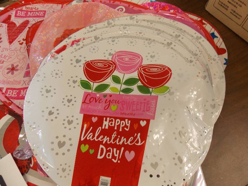 MYLAR BALLOON PACKAGES VALENTINE AND I LOVE U