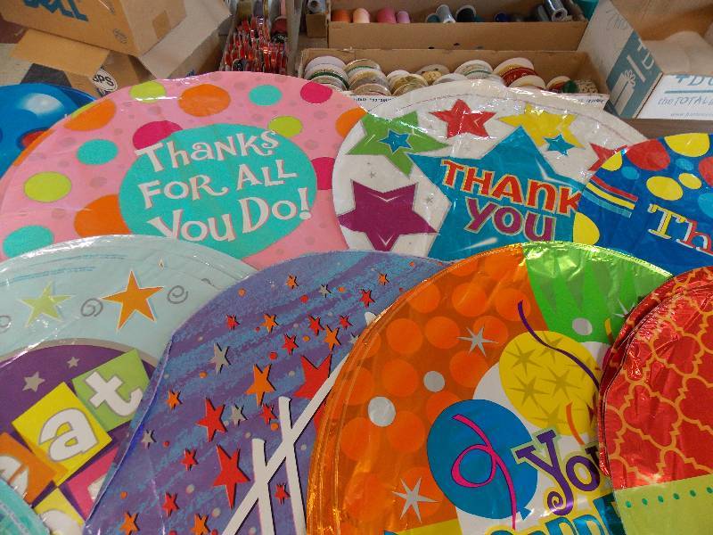 MYLAR BALLOON PACKAGES  BOSSES DAY, THANK YOU FOR ALL YOU DO, ASSISTANTS DAY