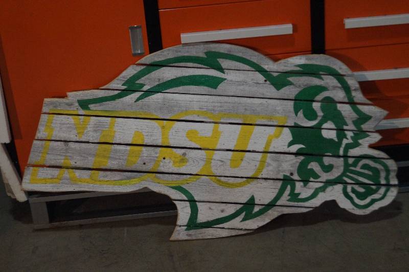 Homemade Bison Sign