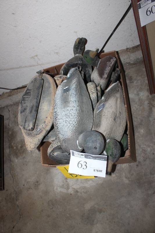 Box Lot of Duck Decoys