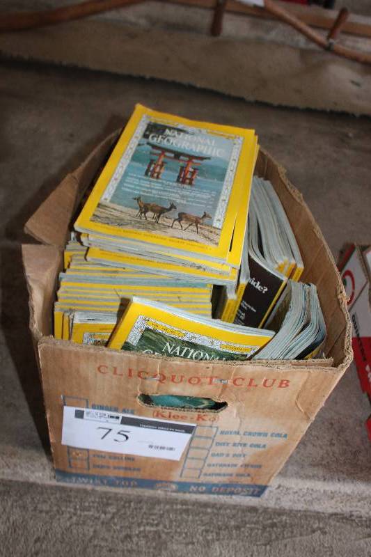 Box Lot of Magazines