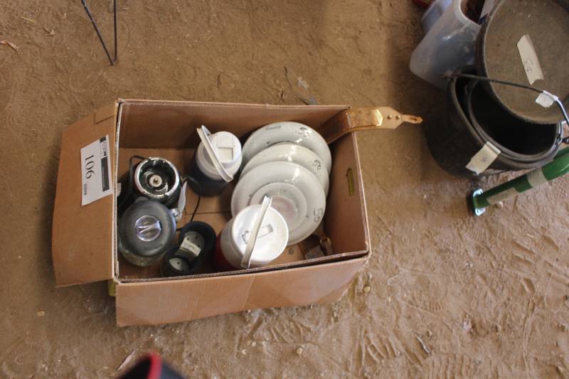 Box Lot of Camping Supplies