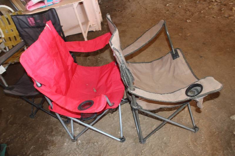 Lot of (3) Folding Chairs